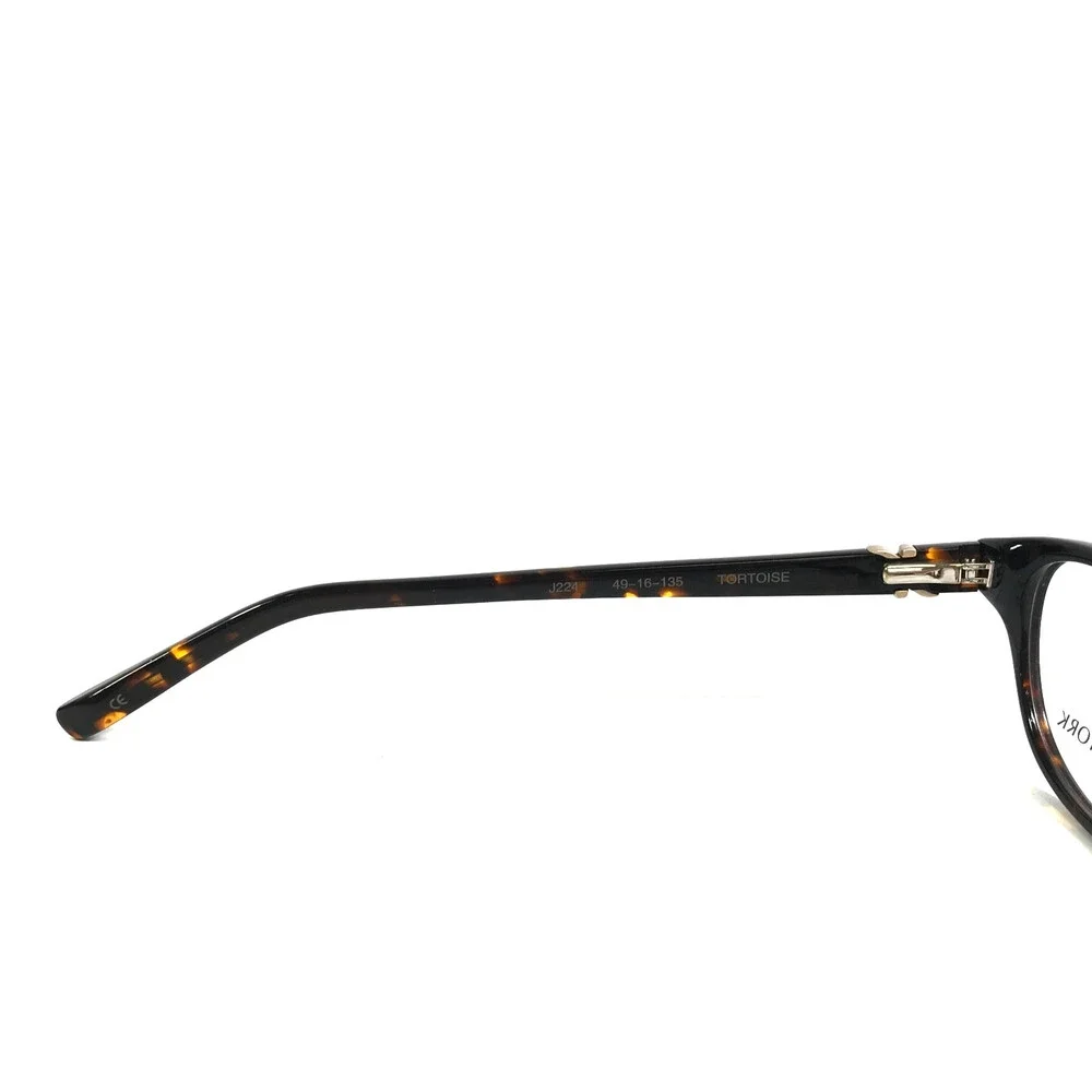 Jones New York Eyeglasses Frames J224 TORTOISE Brown Cat Eye Full Rim 49-16-135